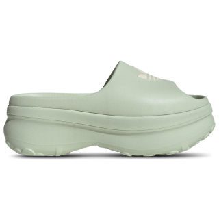 Adidas Adifom Damen Flip-Flops und Sandalen - Grün - Größe: 36 2/3 - Netz/Synthetik - Foot Locker