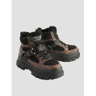 Buffalo Aspha Com Mid Warm Vegan Nappa/Fur Sneaker