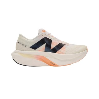 New Balance FuelCell SuperComp Elite v4 Weiß Orange SS25 Damen-Sneaker, Größe 37,5 - EUR