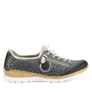Halbschuhe Rieker N42P6-14 Dunkelblau
