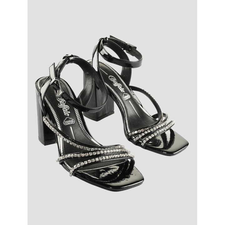 Buffalo Charlotte Ice Vegan Patent Sneaker