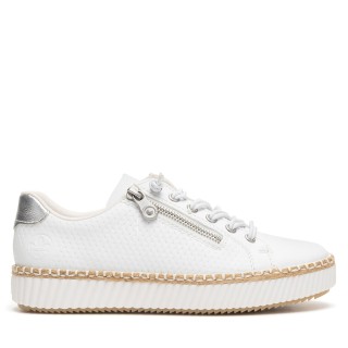 Halbschuhe Rieker M2940-80 Weiß
