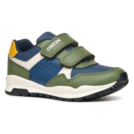 Geox Sneaker "J PAVEL", Runner Sneaker, Klettschuh für Freizeitaktivitäten