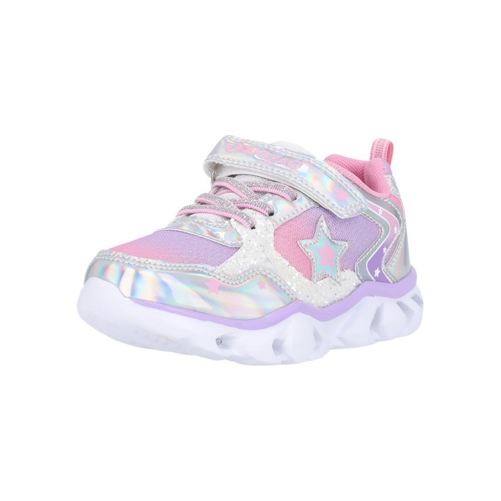 ZIGZAG Sneaker "Saserta", im stylischen Metallic-Design mit aufleuchtender Sohle