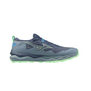 Mizuno Wave Daichi 9 Grau Blau SS25 Schuhe, Größe 40,5 - EUR