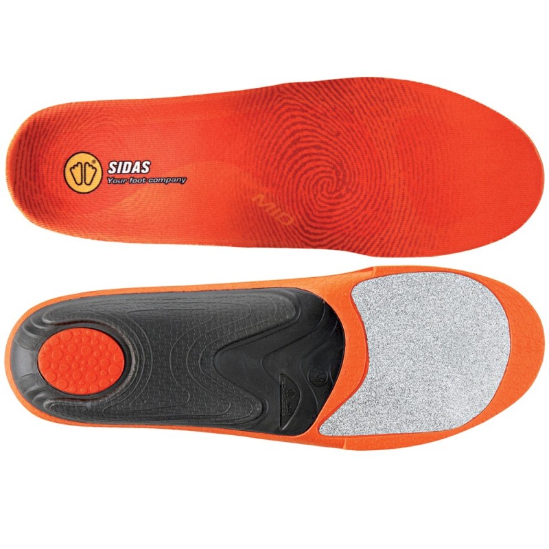 Sidas Winter 3 Feet Mid Einlegesohlen Orange