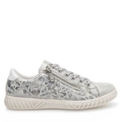 Halbschuhe Rieker N0900-90 Silberfarben