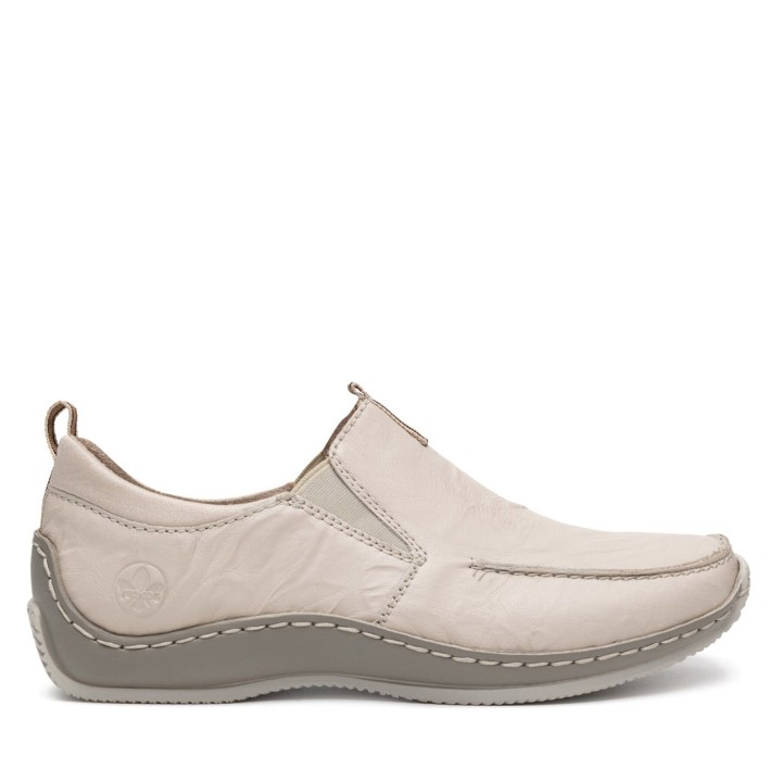 Halbschuhe Rieker L1779-60 Écru