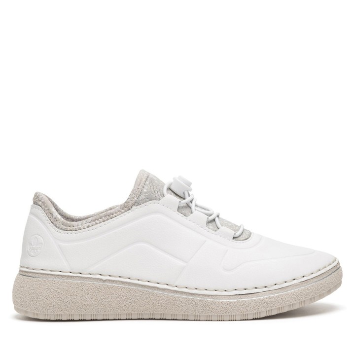Halbschuhe Rieker 50960-80 Weiß