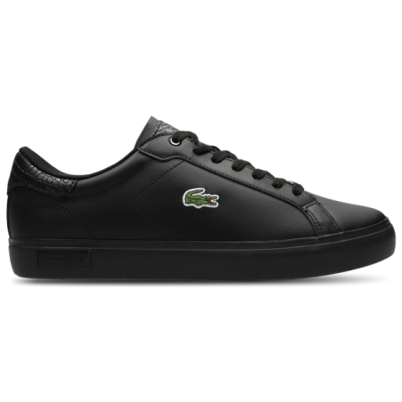 Lacoste Powercourt Herren Schuhe - Schwarz - Größe: 39.5 - Leder - Foot Locker
