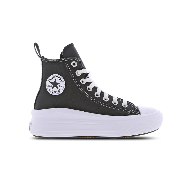 Converse Ctas Move Platform High Unisex Schuhe - Schwarz - Größe: 36 - Leder - Foot Locker