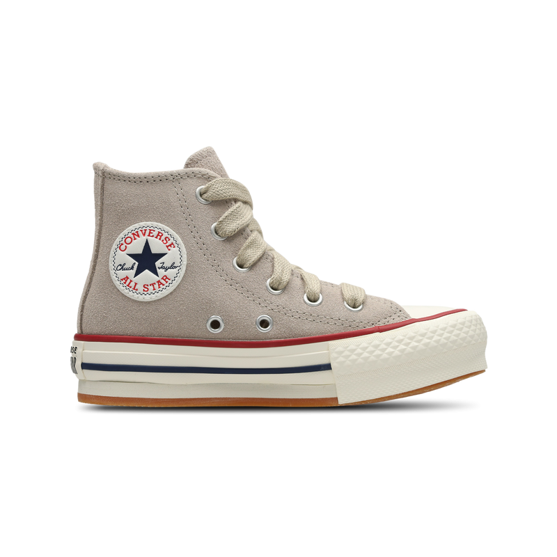 Converse Ctas Move Platform High Unisex Schuhe - Beige - Größe: 33.5 - Leder, Textil - Foot Locker