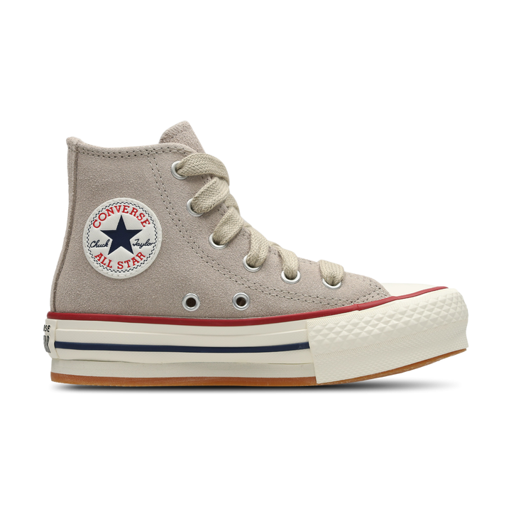Converse Ctas Move Platform High Unisex Schuhe - Beige - Größe: 33.5 - Leder, Textil - Foot Locker