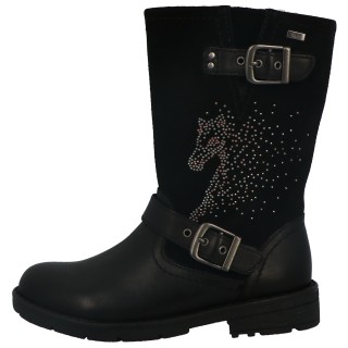 Lurchi Winterstiefel "Heidi-TEX", Langschaftstiefel mit Zierschnallen, Größenschablone zum Download
