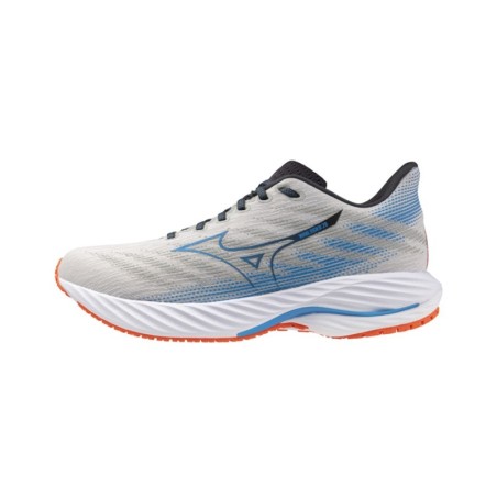 Mizuno Wave Rider 28 Schuhe Grau Blau SS25, Größe 42 - EUR