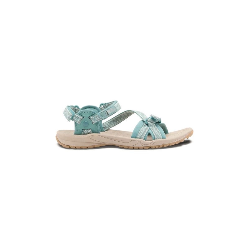 Jack Wolfskin Lakewood Ride Sandal Women Nachhaltige Trekkingsandalen Damen 35.5 green soft jade