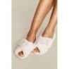 Hausschuhe Mit Wifey Verzierung - Cream - L, Cream