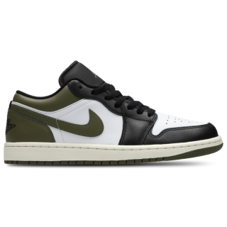 Jordan 1 Low Herren Schuhe - Schwarz - Größe: 40 - Leder - Foot Locker