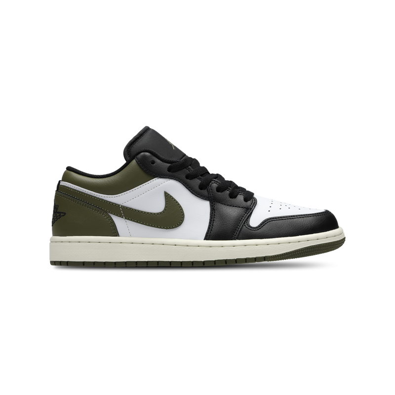 Jordan 1 Low Herren Schuhe - Schwarz - Größe: 40 - Leder - Foot Locker