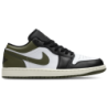 Jordan 1 Low Herren Schuhe - Schwarz - Größe: 40 - Leder - Foot Locker