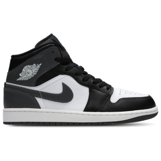 Jordan 1 Mid Herren Schuhe - Schwarz - Größe: 40 - Leder, Synthetik - Foot Locker