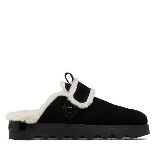 Hausschuhe Sorel Viibe Clog Suede Cozy 2048521010 Schwarz
