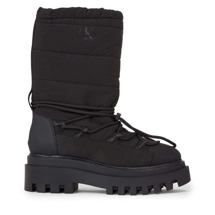 Schneeschuhe Calvin Klein Jeans Flatform Snow Boot Nylon Wn YW0YW01146 Schwarz
