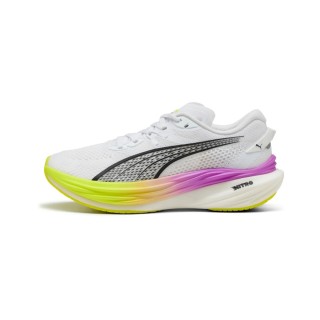 Puma Deviate Nitro 3 Weiß Gelb SS25 Damen, Größe 36 - EUR