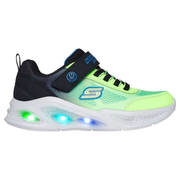Skechers Sneaker "SKECHERS METEOR-LIGHTS", Klettschuh mit Blinkfunktion, Größenschablone zum Download