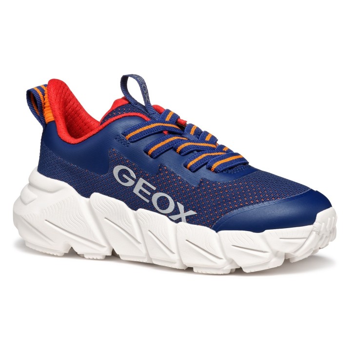Geox Sneaker "J FLEXYPER FAST BOY", Chunky Sneaker, Laufschuh, Sportschuh mit praktischem Gummizug