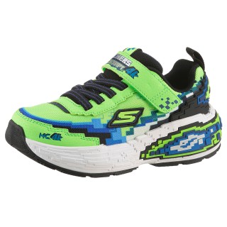 Skechers Sneaker "MEGA-CRAFT 4K", Klettschuh im coolen Pixel-Look, Größenschablone zum Download