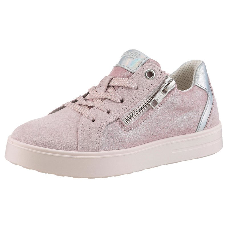 Superfit Sneaker "STELLA WMS: mittel", Schnürschuh mit dezentem Batikmuster, Größenschablone zum Download