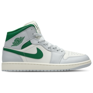 Jordan 1 Mid Herren Schuhe - Weiß - Größe: 40 - Leder, Synthetik - Foot Locker