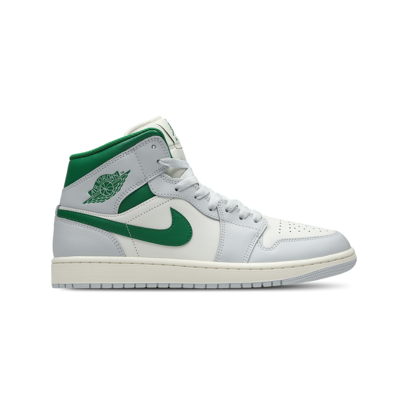 Jordan 1 Mid Herren Schuhe - Weiß - Größe: 40 - Leder, Synthetik - Foot Locker