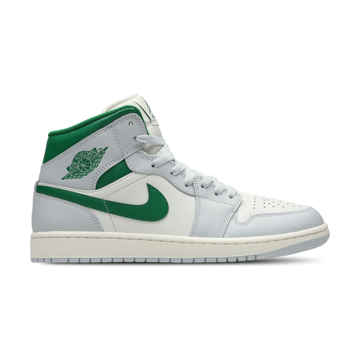 Jordan 1 Mid Herren Schuhe - Weiß - Größe: 40 - Leder, Synthetik - Foot Locker
