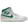 Jordan 1 Mid Herren Schuhe - Weiß - Größe: 40 - Leder, Synthetik - Foot Locker