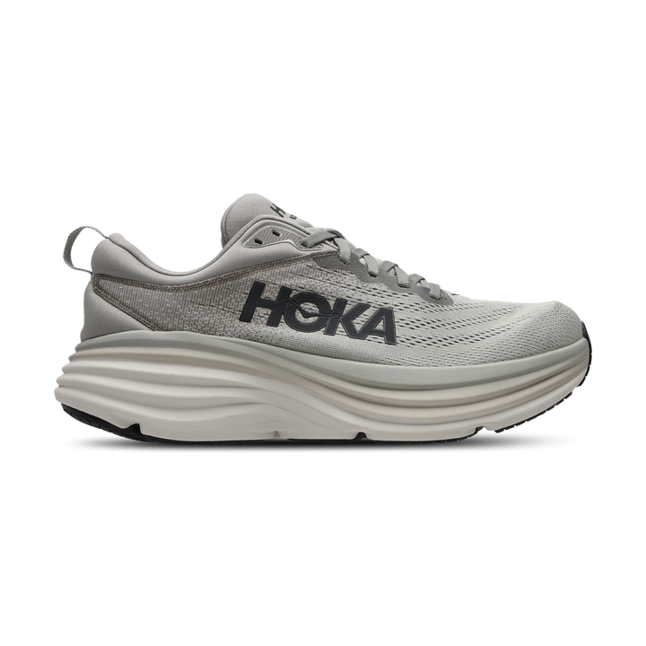 Hoka Bondi 8 Herren Schuhe - Grau - Größe: 42 - Netz/Synthetik - Foot Locker