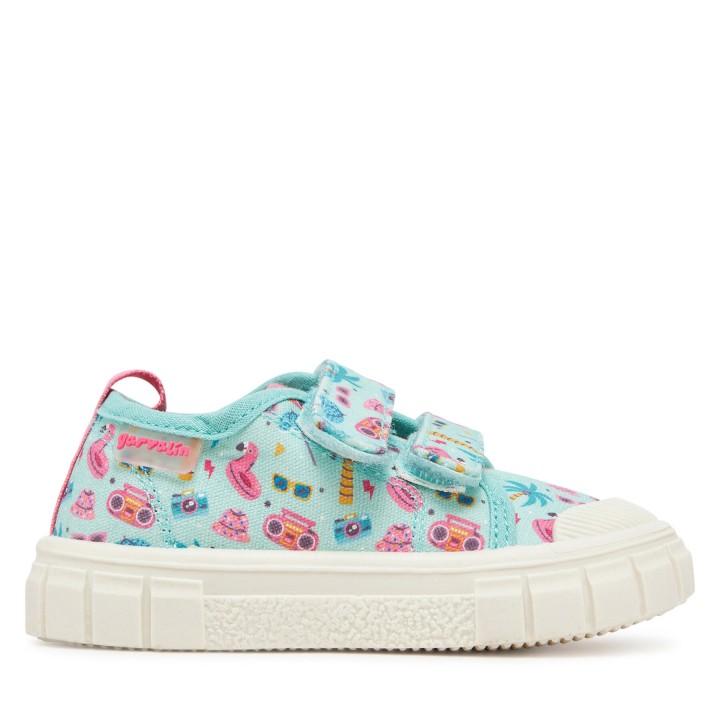 Hausschuhe Garvalin 252383 Türkisfarben