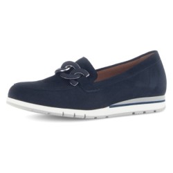 Gabor Slipper "FLORENZ", Keilabsatz, Schlupfschuh, Komfortschuh, Schuhweite G (,weit)