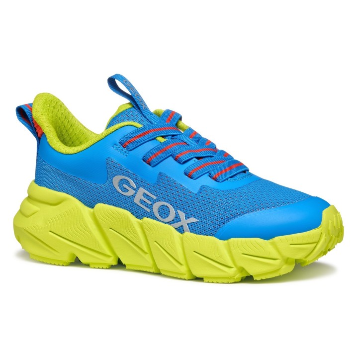 Geox Sneaker "J FLEXYPER FAST BOY", Chunky Sneaker, Laufschuh, Sportschuh mit praktischem Gummizug
