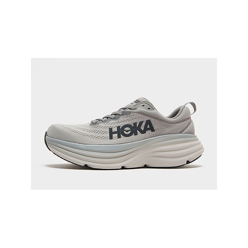 HOKA Bondi 8 - Grey - Mens, Grey