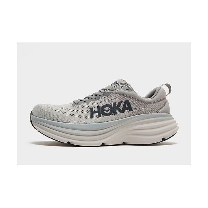 HOKA Bondi 8 - Grey - Mens, Grey
