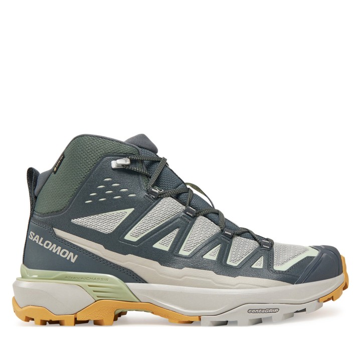 Trekkingschuhe Salomon X Ultra 360 Edge Mid Gore-Tex L47816000 Grau