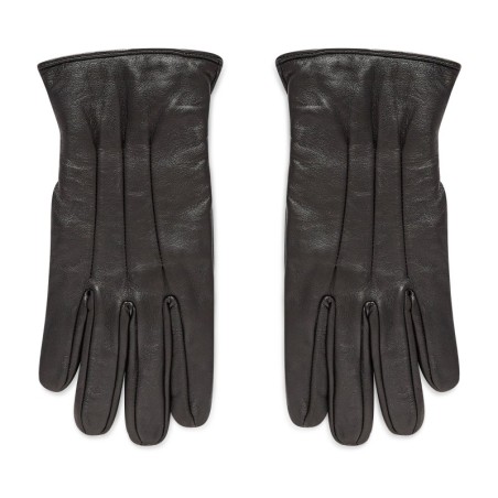 Herrenhandschuhe Jack&Jones Jacmontana Leather Gloves Noos 12125090 Schwarz