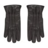 Herrenhandschuhe Jack&Jones Jacmontana Leather Gloves Noos 12125090 Schwarz