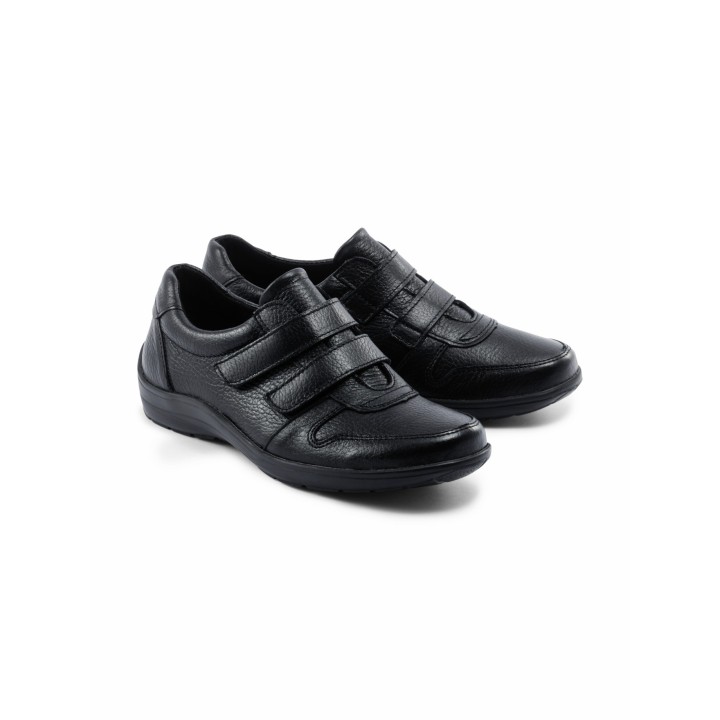 Hirschleder-Klettslipper