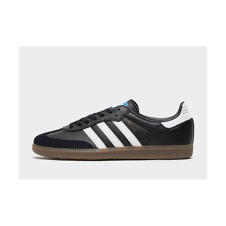adidas Originals Samba OG Shoes - Core Black / Cloud White / Gum5 - Womens, Core Black / Cloud White / Gum5