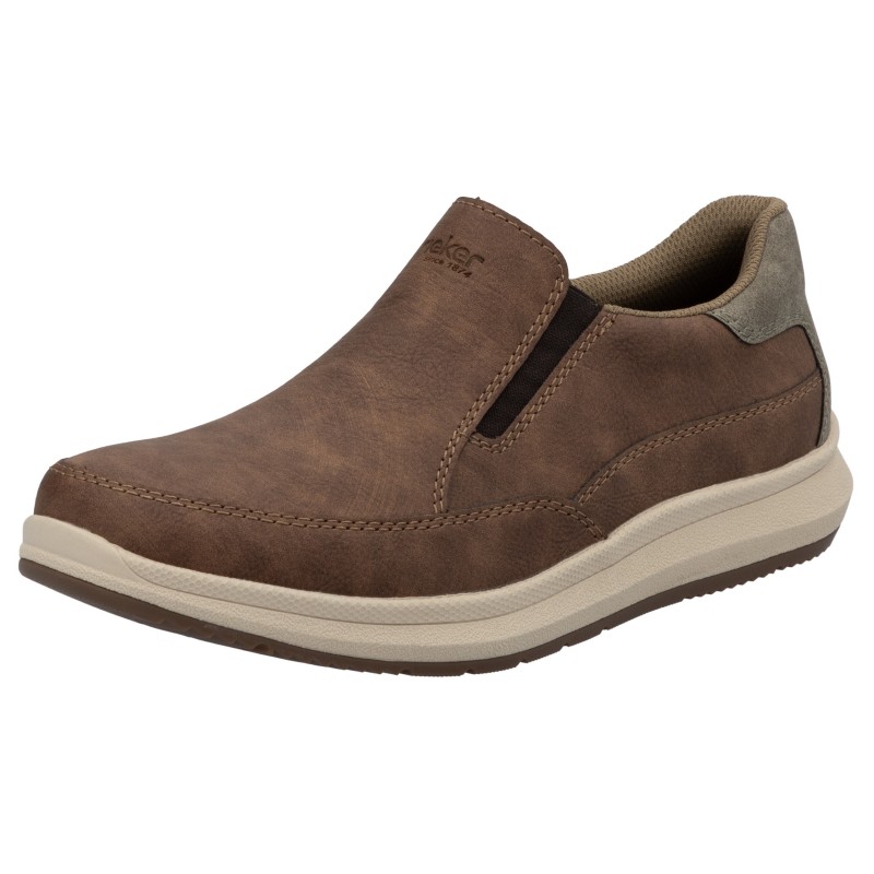 Rieker Slipper, Slip-on-Sneaker, Halbschuh, Loafer, Freizeitschuh mit Gummizug