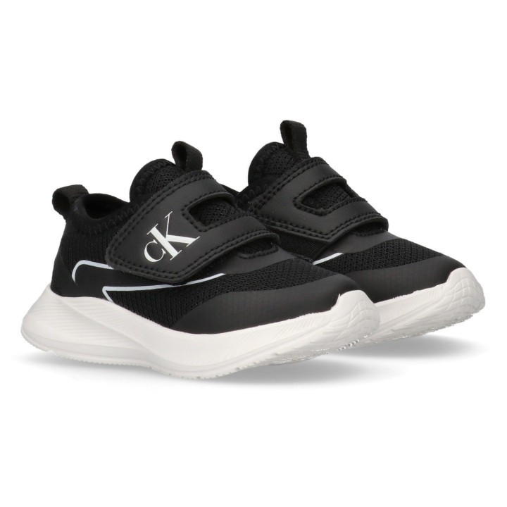 Calvin Klein Jeans Sneaker, Chunky Sneaker, Klettschuh, Freizeitschuh mit Logo verziert