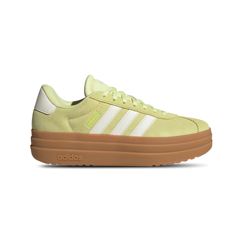 Adidas Vl Court Bold Damen Schuhe - Gelb - Größe: 36 2/3 - Leder - Foot Locker